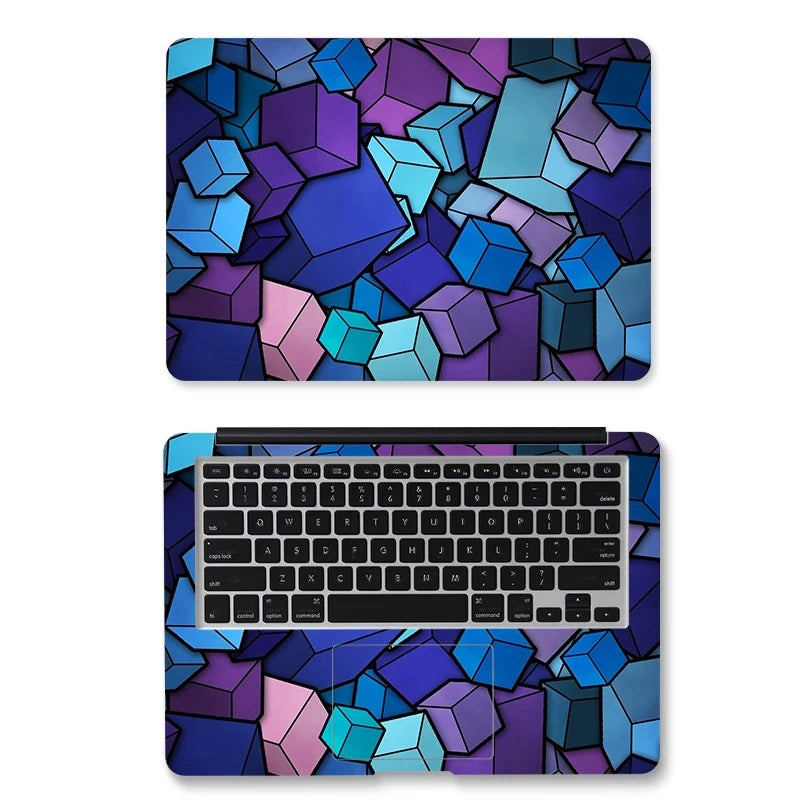 PVC Protective 3D Printed Pattern Laptop Skin Cover