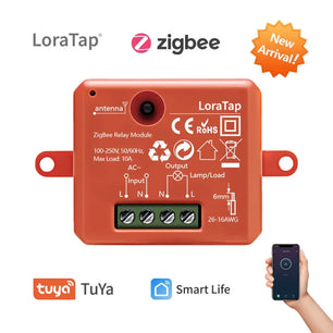 LoraTap 10A Smart Tuya ZigBee 3.0 Wireless Socket Relay Module