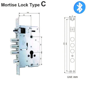 RayKube Stainless Steel Fingerprint Digital Smart Door Lock