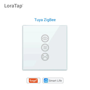 LoraTap 600W Plastic Smart ZigBee Roller Shutter Curtain Switch