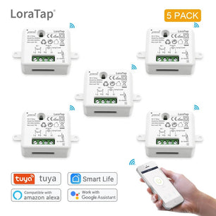 LoraTap 220V Plastic Wireless Remote Control Switch DIY Module