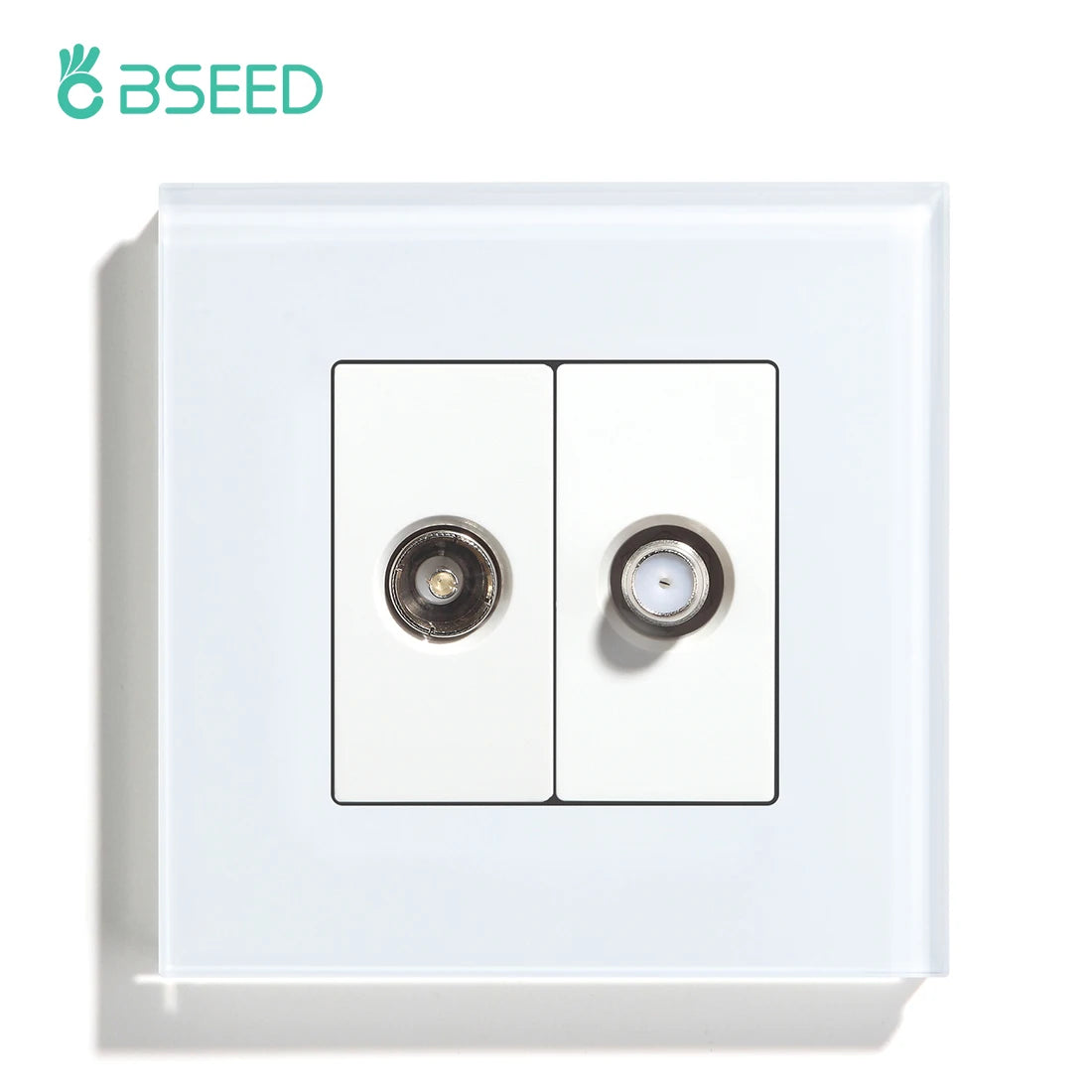 Bseed 10A Glass Panel Wireless WIFI Control Smart Power Socket