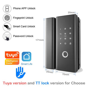 RayKube Aluminium Alloy Fingerprint Digital Smart Door Lock