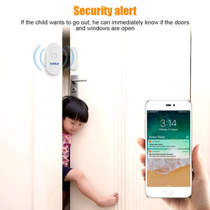 Kerui Plastic Smart Home Google Wifi Door Open Security Sensor