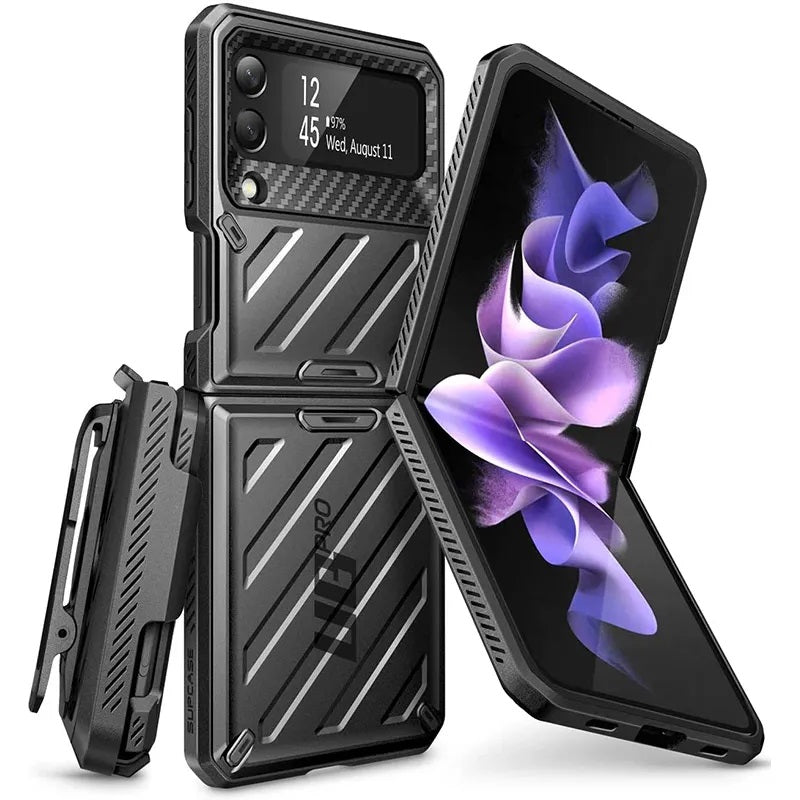 Polycarbonate Full-Body Rugged Case For Samsung Galaxy Z Flip 3