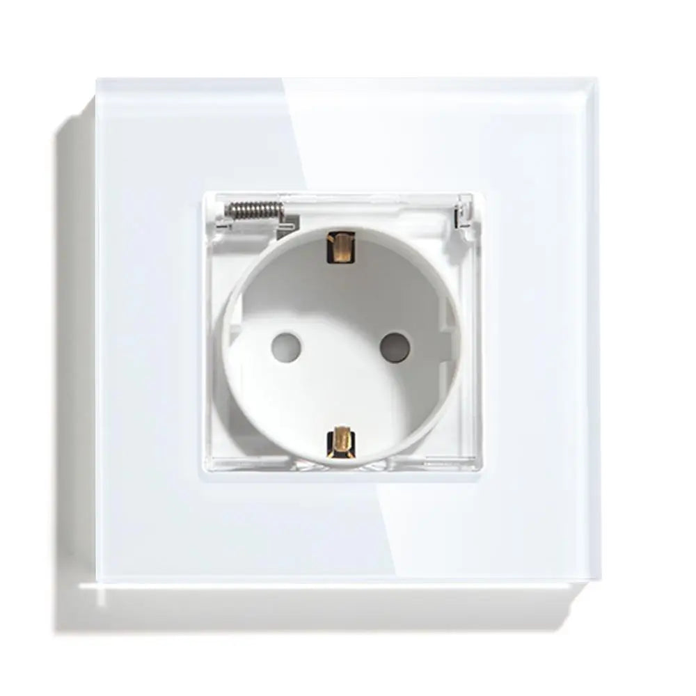 Bseed 16A Glass Panel Wireless WIFI Control Smart Power Socket