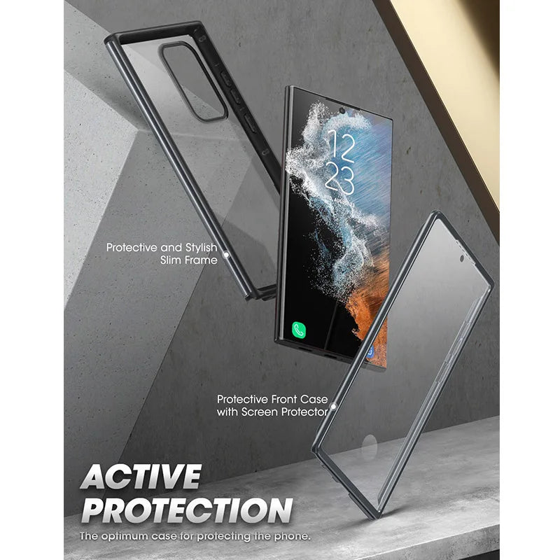 Polycarbonate Full-Body Rugged Case For Samsung Galaxy S22 Ultra