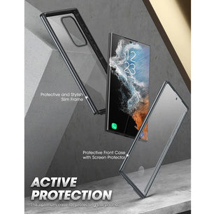 Polycarbonate Full-Body Rugged Case For Samsung Galaxy S22 Ultra