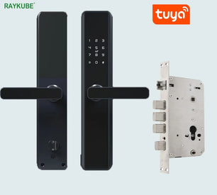 RayKube Stainless Steel Fingerprint Digital Smart Door Lock