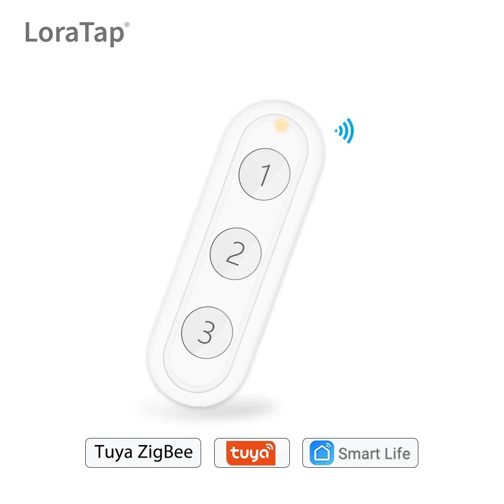 LoraTap 600W Plastic Smart ZigBee Roller Shutter Curtain Switch