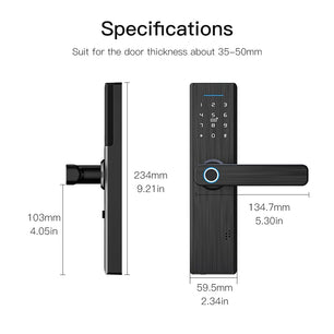 Moes Stainless Steel Fingerprint Digital Smart Door Lock