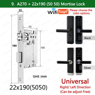 RayKube Aluminium Alloy Fingerprint Digital Smart Door Lock