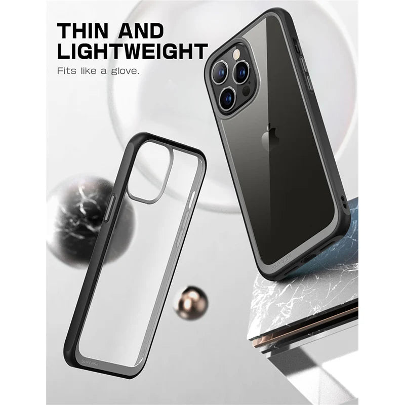 Polycarbonate Full-Body Rugged Bumper Case For iPhone 14 Pro