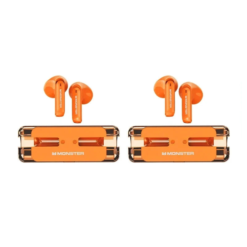 2 PC Metallic Dynamic Wireless Low Latency HIFI Gaming Earphones