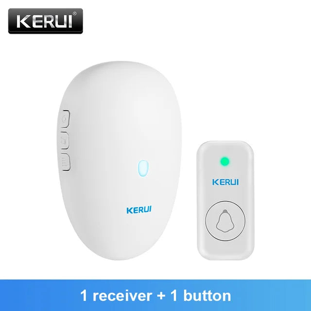 Kerui Plastic Wireless Waterproof Battery Cordless Remote Doorbell