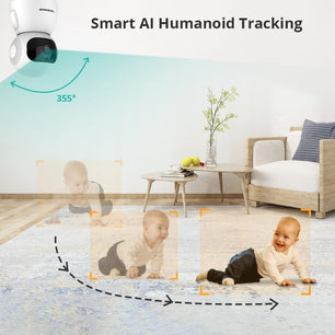 Boavision 3MP Wireless Night Vision Baby Monitor Security Camera