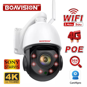 Boavision 8MP Night Vision Waterproof High Speed Dome Camera