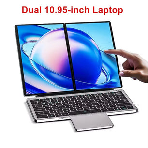 Topton 32GB DDR4 2TB SSD 10.95inch Touch Screen Dual Screen Laptop