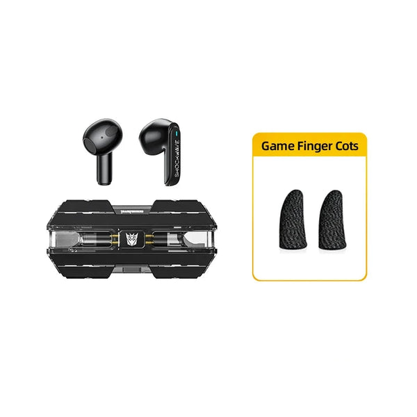 100% Plastic Dynamic Wireless Low Latency HIFI Gaming Earphones