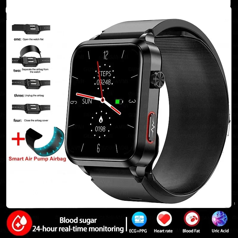 Silica Gel Blood Pressure Measurement Health Bluetooth Smart Watch