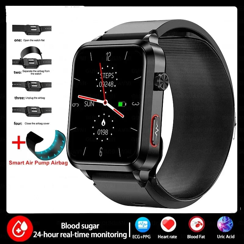 Silica Gel ECG Precise Detection Health Bluetooth Smart Watch