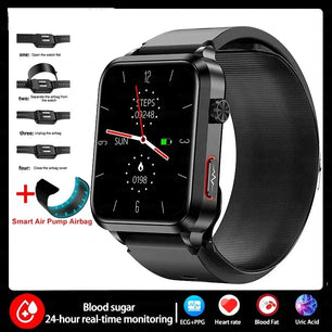 Silica Gel ECG Precise Detection Health Bluetooth Smart Watch