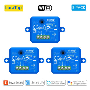 LoraTap 10A Plastic Wireless Switch Socket Relay Module Kit