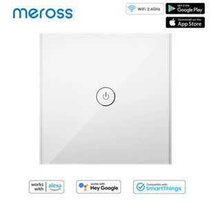 Meross Plastic 2 Way Smart WIFI Touch Sensor Light Wall Switch