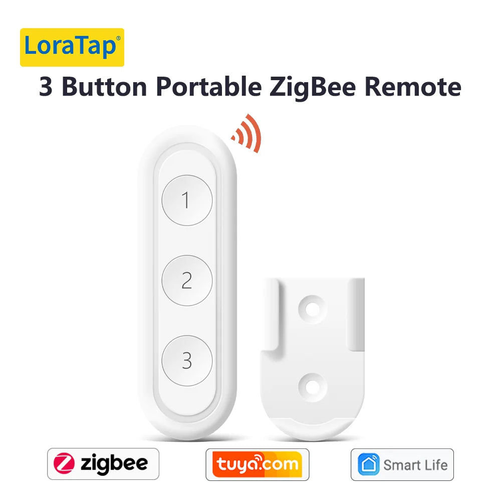 LoraTap 300W Plastic Smart ZigBee Roller Shutter Curtain Switch