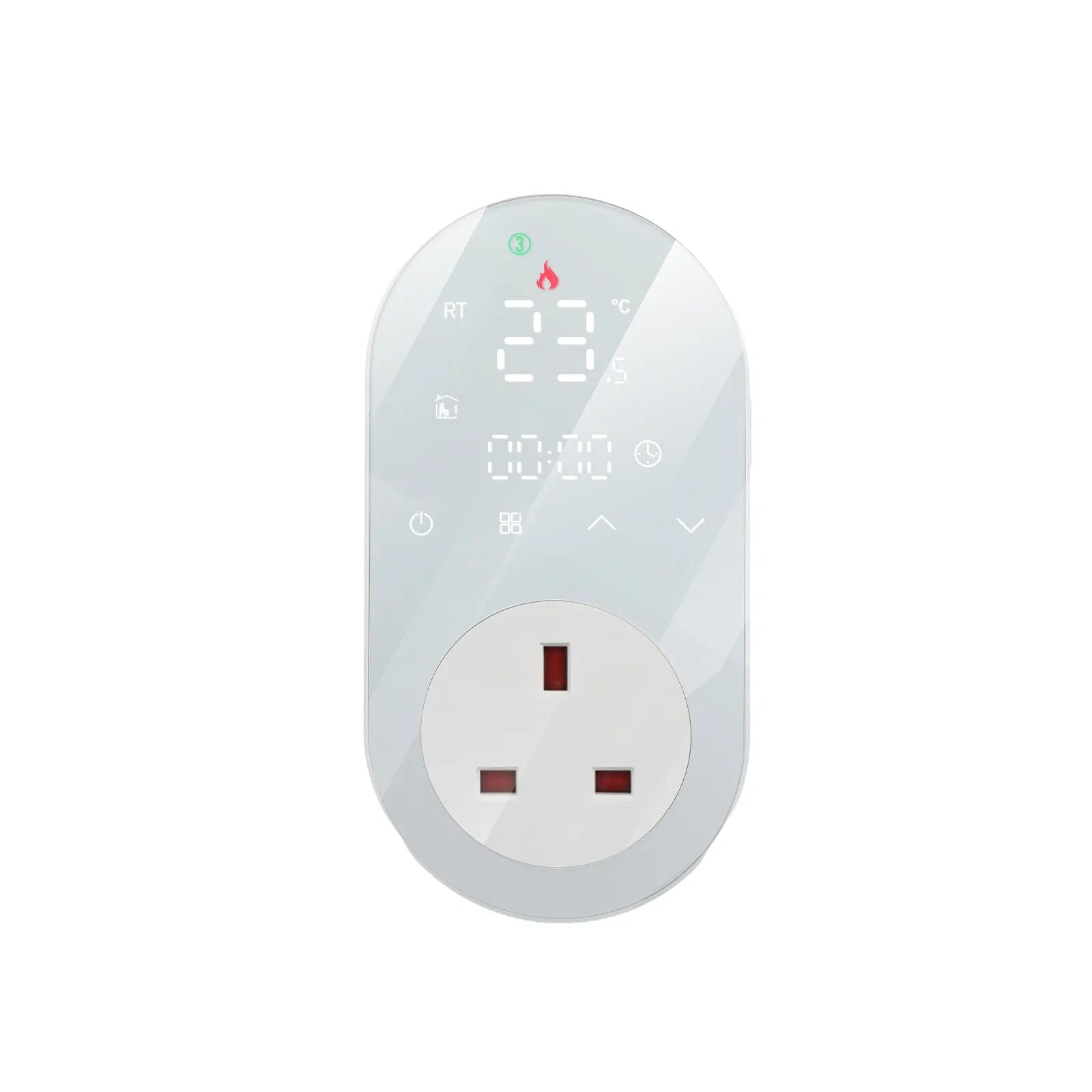 Moes 16A Socket PC+ABS WiFi Thermostat Remote Control Plug