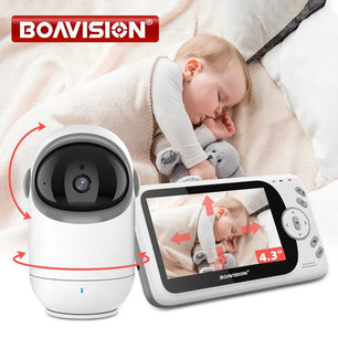 Boavision 2.4G Wireless Night Vision LCD Display Baby Monitor Camera