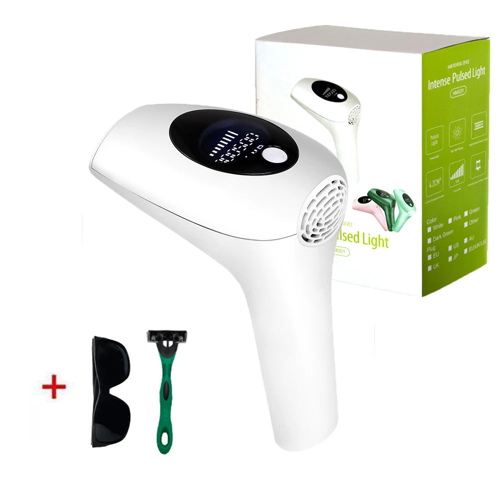 Plastic Painless Mini Electric Portable IPL Hair Removal Laser