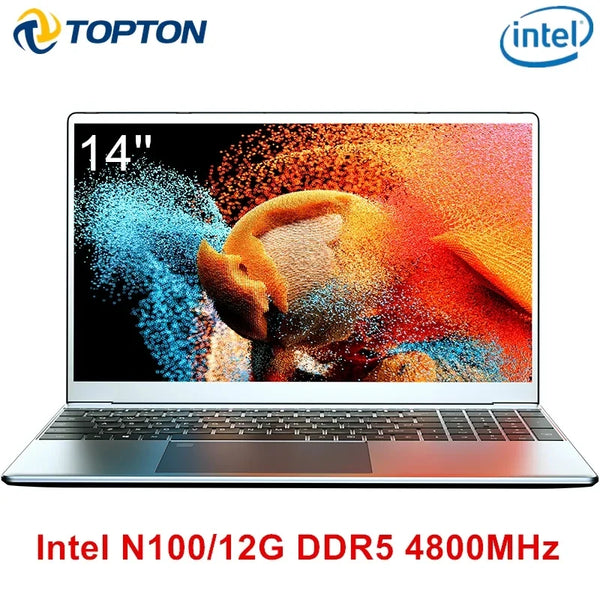 Topton 12th Generation Intel N100 256GB/512GB Windows 11 Laptop