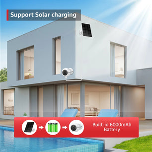 Boavision Wireless High Speed Motion Detection Solar Dome Camera