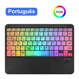 RGB Wireless Bluetooth Keyboard For iPad Android Windows Tablet