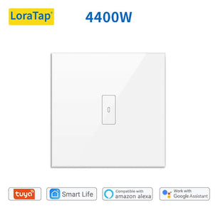 LoraTap 20A Plastic Panel Voice Control Water Heater Wall Switch