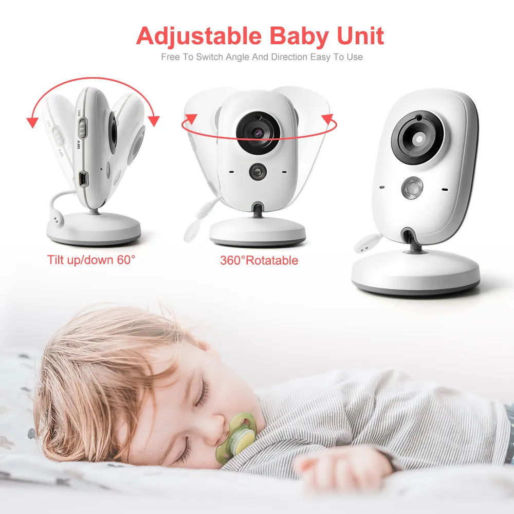 Boavision 2.4G Wireless Night Vision Baby Monitor Security Camera