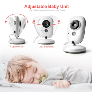 Boavision 2.4G Wireless Night Vision Baby Monitor Security Camera