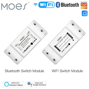 Moes 10A 1800W Plastic Automatic Wireless WIFI Switch Module