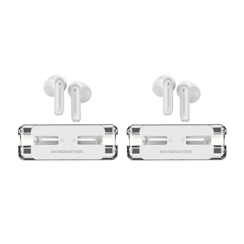 2 PC Metallic Dynamic Wireless Low Latency HIFI Gaming Earphones