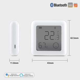 Moes Air Quality Detector Portable Smart Wireless Humidity Sensor