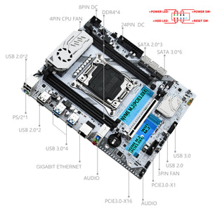 Machinist LGA 2011-3 Xeon E5 K9 V2 2683 V4 Desktop Motherboard Set