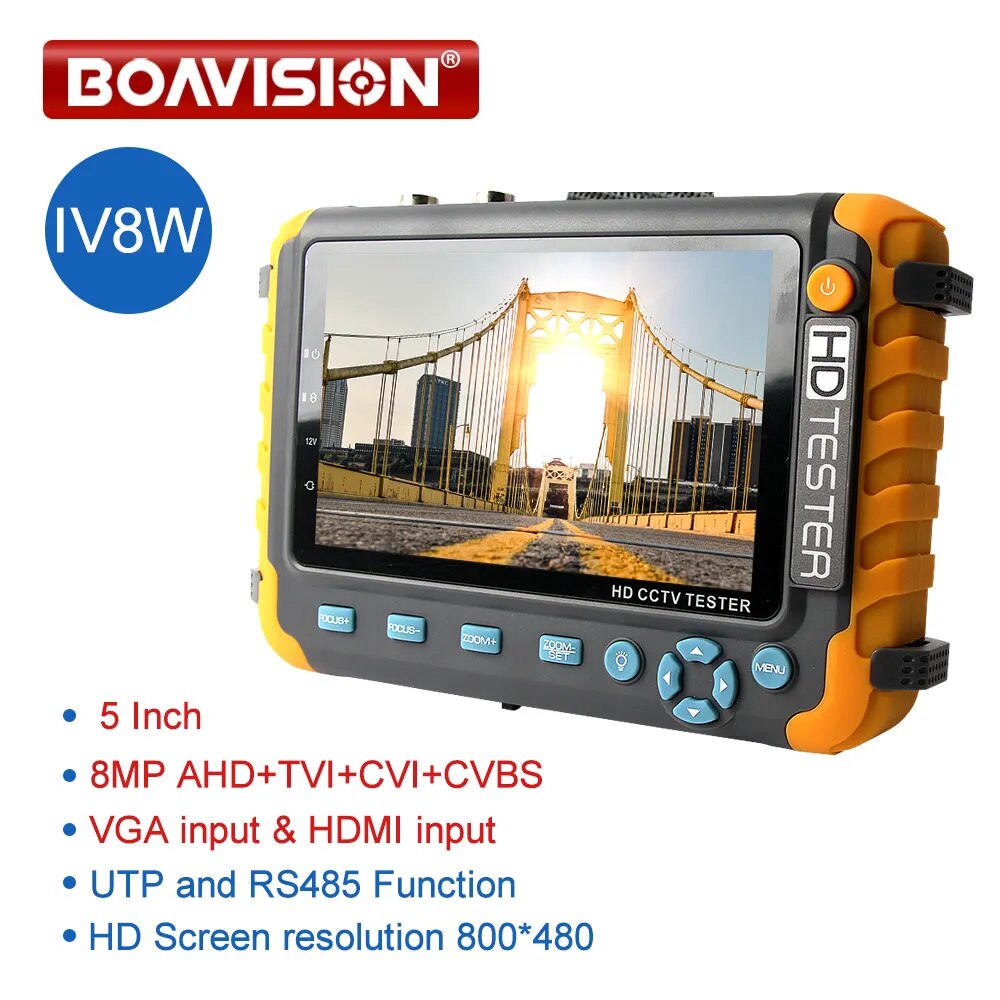 Boavision 8MP CCTV Video Audio Analog Security Camera Tester