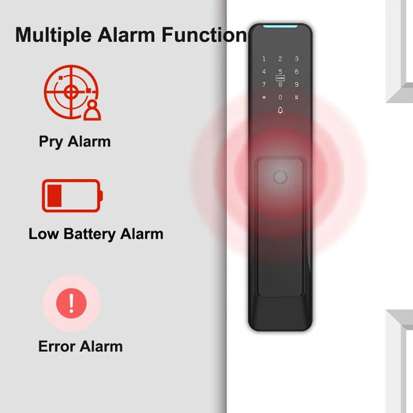 RayKube Aluminium Alloy Fingerprint Digital Smart Door Lock