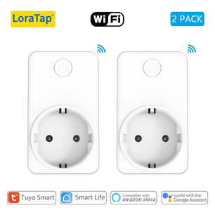 LoraTap Plastic Panel Wireless WIFI Control Smart Power Socket