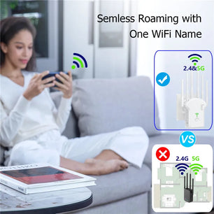 300Mbps 1200Mbps Wireless Signal Amplifier Long Range WIFI Repeator