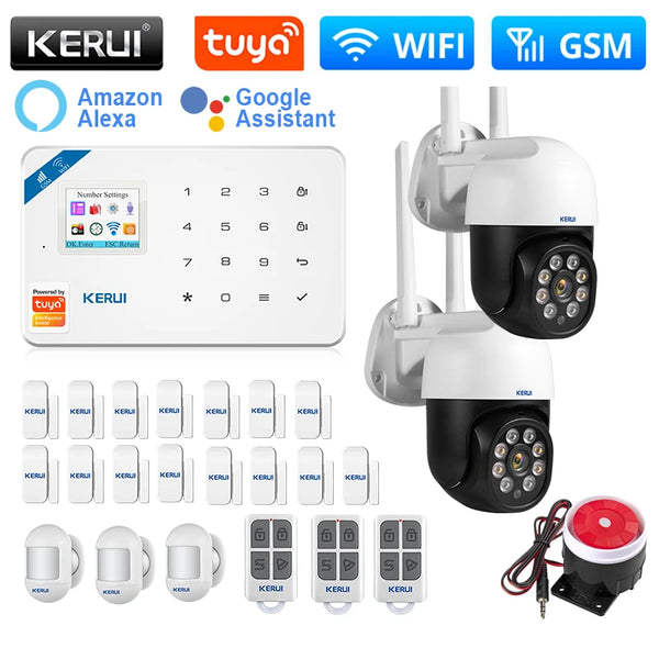 Kerui Plastic Smart Life Motion Home Wifi Door Sensor IP Camera