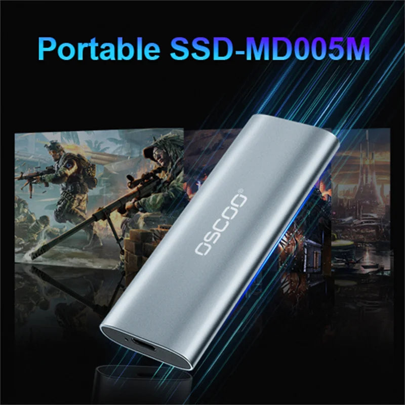 256GB - 1TB USB 3.1 External Solid State Drive For Laptop And Desktop