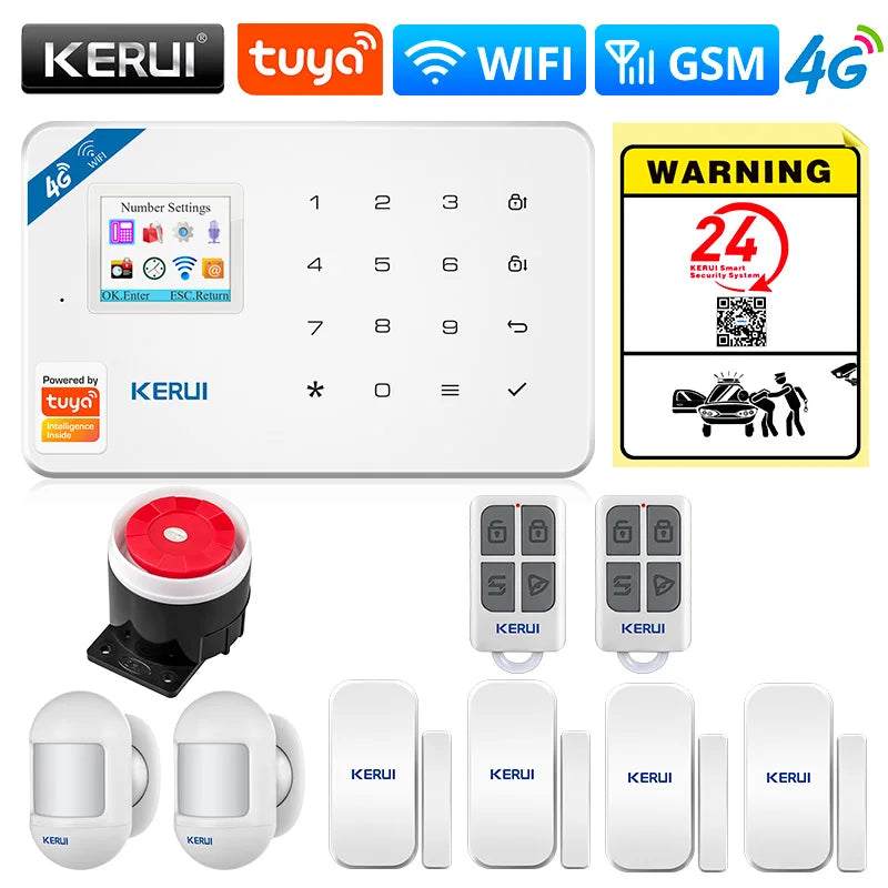 Kerui Plastic Smart Wireless Motion Detector Security Sensor Kit