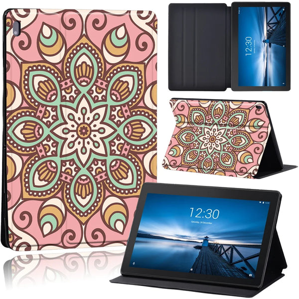 Leather Shockproof Folio Cover Compatible For Lenovo Tablet